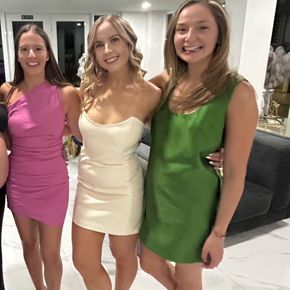 Fitted, flattering strapless dress
